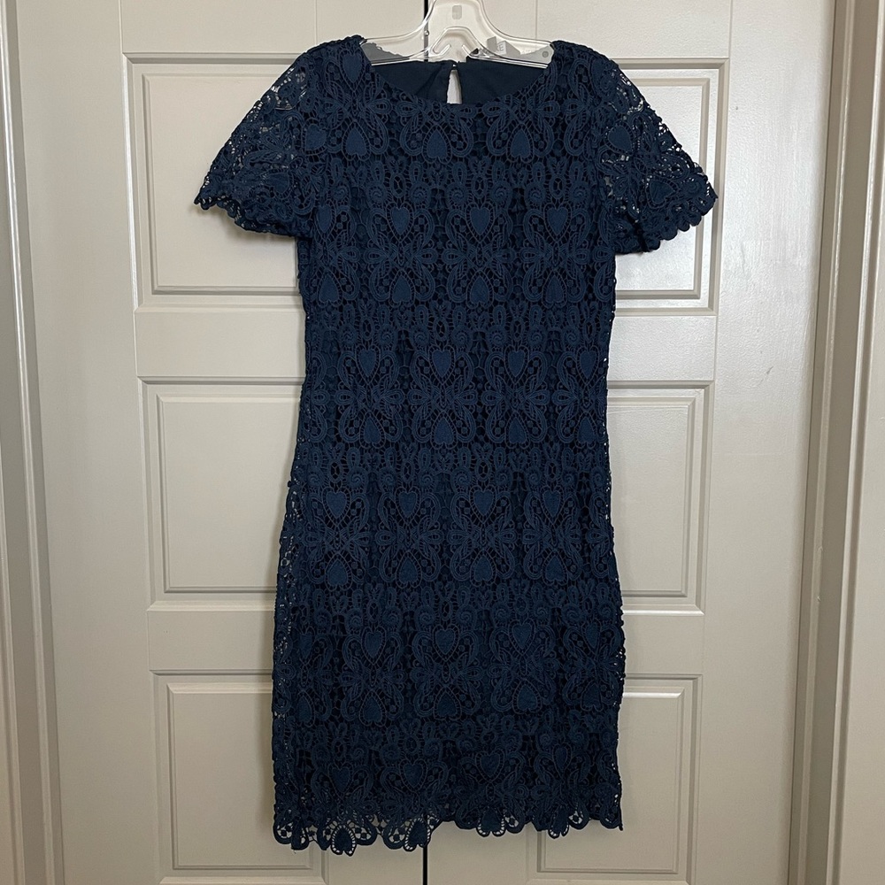 Blue navy Lace dress